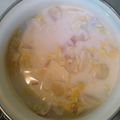 つぶつぶ☆'s cooksnap of when they made カブと白菜のミルクスープ★.