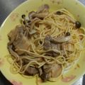 ★ままちｬん★'s cooksnap of when they made 絶品！しめじと塩豚のやみつき醤油パスタ☆.