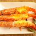 しおりのテーマ's cooksnap of when they made おせち 有頭海老の 黄金焼き.