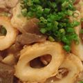 りお７８４２２'s cooksnap of when they made 竹輪とこんにゃくと豚肉の味噌炒め.