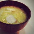 kyoko1976's cooksnap of when they made 冬✿白菜と里芋の味噌汁.
