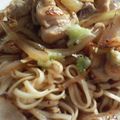 リルモ's cooksnap of when they made 鶏肉入り焼きカレーうどん.