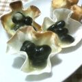 ねっちゃんっ's cooksnap of when they made 餃子の皮で黒豆チーズ☆彡.