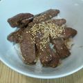 ｊ−ｊ−ｆ's cooksnap of when they made 手作りたれの焼肉丼∞.