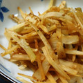 mmameco's cooksnap of when they made ＊おでんの後は♪大根の皮で簡単箸休め＊.