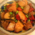masamow's cooksnap of when they made 里芋と鶏肉の煮もの.