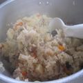 JUNSEIママ's cooksnap of when they made 余ったおせち（煮しめ）や煮物で作るおこわ.