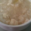 jyuriko☆'s cooksnap of when they made あったまるぅ～真っ白いお粥。豆腐粥。.