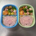 Chaaa_room's cooksnap of when they made キャラ弁。ピクミンのオリマー弁当♪.