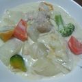 あすちょこ's cooksnap of when they made 鶏肉とたっぷり野菜のクリームシチュー.