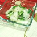 ぴかちゃん。's cooksnap of when they made カブとサラダほうれん草のサラダ.
