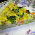 sweet-moon's cooksnap of when they made ほうれん草とハムのキッシュ.