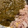 ミルクボール's cooksnap of when they made ほうれん草カレー（インド・サグカレー）.