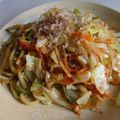 ハナ☆クロ's cooksnap of when they made 野菜たっぷり★焼きうどん.