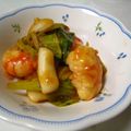 kamiokamm's cooksnap of when they made ☆エビチリ キャベツ入り☆.