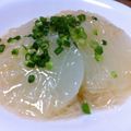 あひるﾁｬﾝ's cooksnap of when they made 白だし＆帆立缶で味付☆帆立あんの大根煮.