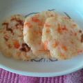 ☆りさまゆ☆'s cooksnap of when they made 離乳食手づかみ☆じゃが芋人参のプチおやき.