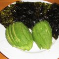 ぱっくんぷっくん's cooksnap of when they made アボカドの韓国のりまき〜ワサビ醤油で！.