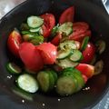 たなかけ＠CKPD's cooksnap of when they made 簡単に一品！トマトと胡瓜のさっぱりサラダ.