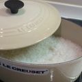 ラムco's cooksnap of when they made ルクルーゼでご飯を炊く。ココットオーバル.