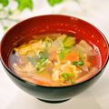 さとみわ's cooksnap of when they made 体に安心♡ぽかぽか♡和風スープ.