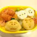音まま's cooksnap of when they made お弁当に♪はんぺんの雪だるま（キャラ弁）.
