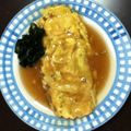 hinapyon's cooksnap of when they made 納豆オムレツ　醤油餡でどうぞ.