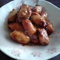 セイコモ１０３'s cooksnap of when they made 鶏皮甘辛味噌煮.