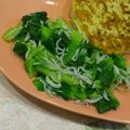 らぶこうき's cooksnap of when they made 小松菜のわさび和え じゃこ入り.