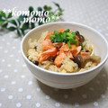 komomoもも's cooksnap of when they made 後のせ焼き鮭☆炊き込みご飯♪.