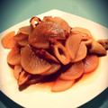 Ｅ－１０'s cooksnap of when they made ほくほく大根とちくわの煮物.