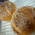 きなこりん's cooksnap of when they made ✿全粒粉たっぷり♡ごまパン✿.