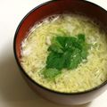 border514's cooksnap of when they made 山芋と卵のふわふわお吸い物.