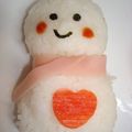 ありかん's cooksnap of when they made ゆきだるま♡クリスマス＊簡単キャラ弁♪.