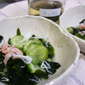 ふたごっち's cooksnap of when they made すし酢を使って☆わかめときゅうりの酢の物.