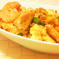 ✿ユカリーナ✿'s cooksnap of when they made 豆腐と海老のふんわり卵炒め.