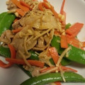 サトモユリア's cooksnap of when they made 豚肉と人参のみそ炒め炒り卵のせ.