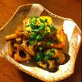 あゆ肉's cooksnap of when they made お酒のアテに♪カキと豆腐のステーキ♪.