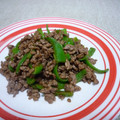 poilane's cooksnap of when they made ♡簡単なのにウマっ！挽肉ピーマン炒め♡.