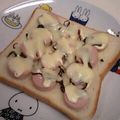 龍青空ママ's cooksnap of when they made 和風おさかなのソーセージトースト.