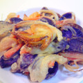 ちんぐりあん's cooksnap of when they made お弁当に　ムラサキイモと玉ねぎのかき揚げ.