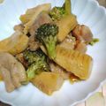 ちびぷりん's cooksnap of when they made 鶏肉とたけのこのオイスター煮.