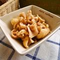 ｘｘyuzumikanｘｘ's cooksnap of when they made 簡単♪節約♪鶏皮だけっプリッと鶏皮ポン酢.