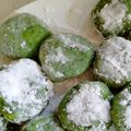 あずさ猫's cooksnap of when they made 黄金比で☆ホントにおいしい草餅☆.