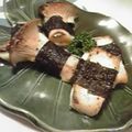 時花菜's cooksnap of when they made エリンギソテーの海苔巻き☆お弁当に♪.