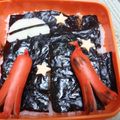 よっしゃん's cooksnap of when they made キャラ弁　宇宙人と会いたい人へ.