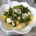 ほなみつ's cooksnap of when they made 旨みたっぷり牡蠣とほうれん草の和風パスタ.