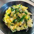 azbjbn's cooksnap of when they made ごはんに合う！キャベツとにらの春雨炒め.