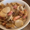 fuji's cooksnap of when they made 長芋ベーコンと舞茸のバター醤油炒め.