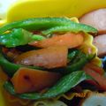 tomoyuppi's cooksnap of when they made ＊ピーマンとにんじんの甘辛炒め＊.